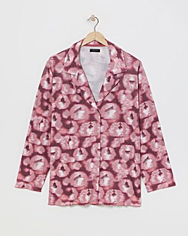 Button Through Plisse Pyjama Set