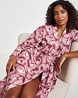 Plisse Kimono Dressing Gown