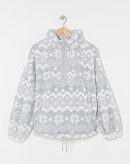 Pretty Secrets Fair Isle Snuggle Top