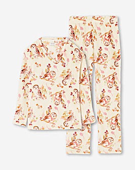 V Neck Fleece Pyjama Set