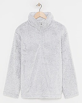 Pretty Secrets Funnel Neck Fleece Snuggle Top