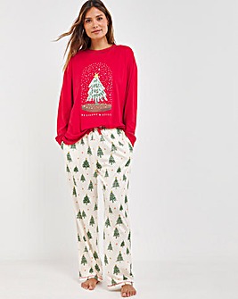 Christmas Tree Print Supersoft Twosie