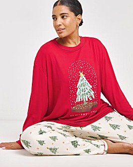 Christmas Tree Print Supersoft Twosie