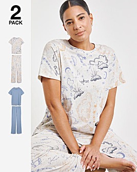 Pretty Secrets Value 2 Pack Pyjama Sets