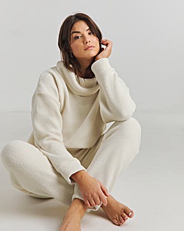 Pretty Secrets Cowl Neck Microfleece Lounge Set