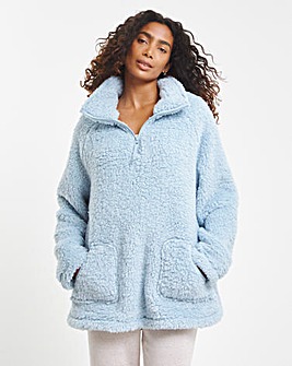 Pretty Secrets Quarter Zip Snuggle Top