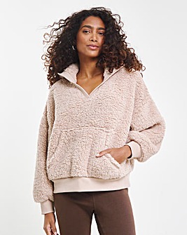 Pretty Secrets Hooded V Neck Snuggle Top