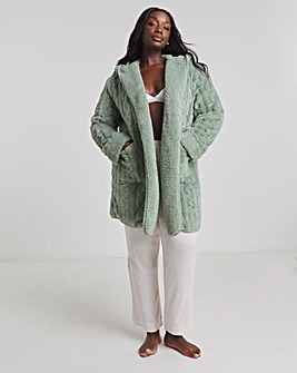 Pretty Secrets Oversized Fleece Lounge Cardigan