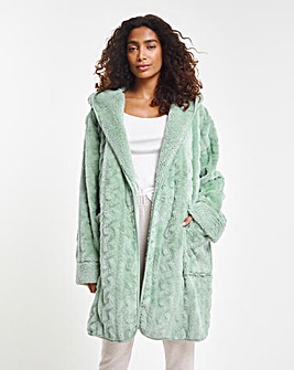 Pretty Secrets Oversized Fleece Lounge Cardigan