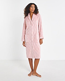 Pretty Secrets Button Through Fleece Gown