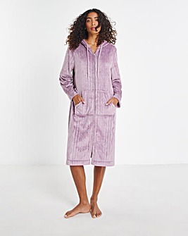 Pretty Secrets Zip Through Fleece Gown