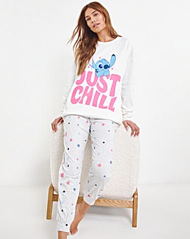 Stitch Sweatshirt Pyjama Set