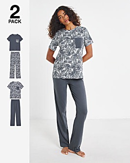 Value 2 Pack Pyjama Sets