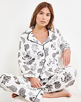 Pretty Secrets Button Through Pyjama Set