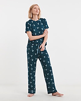 Pretty Secrets Cherry Print Supersoft Pyjama Set