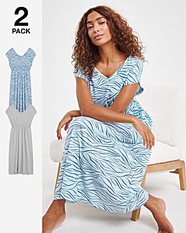 Zebra Print Value 2 Pack Nighties