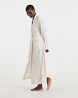 Celestial Linen Midi Gown