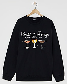 Black Cocktail Society Pearl Sweatshirt