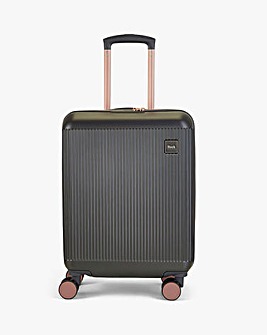 Rock Aria Cabin Suitcase - Charcoal with Rose Gold