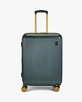 Rock Aria Medium Suitcase - Green with Gold