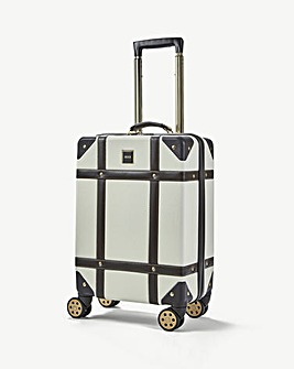 Rock Vintage Cabin Suitcase - Cream