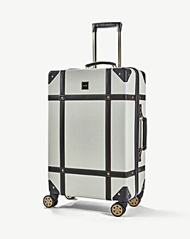 Rock Vintage Medium Suitcase - Cream