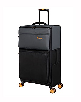 IT Luggage Duo-Tone Large Suitcase - Pewter & Black