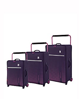 IT Luggage 'World's Lightest' Vitalize 3pc Suitcase Set - Gothic Grape