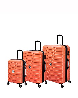 IT Luggage Intervolve 3pc Suitcase Set - Dusty Orange