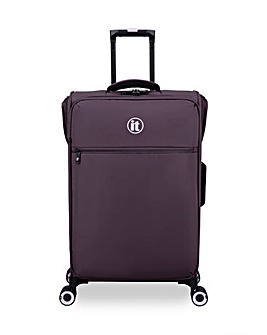 IT Luggage Simultaneous Connectable Medium Suitcase - Plum Perfect