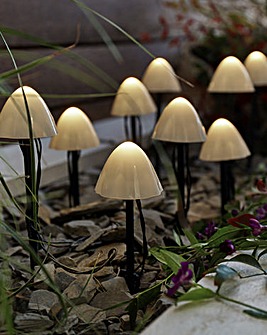 LumiShroom Stake Lights, Set of 10