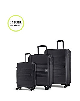 Rock Lincoln 3pc Suitcase Set
