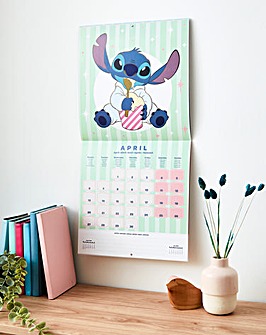 Lilo & Stitch 2026 Square 18 Month Calendar