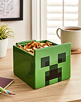 Minecraft Creeper Streaming Snack Bowl