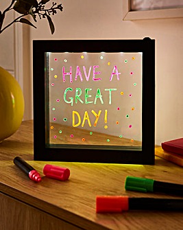 Light Up LED Message Writing Frame