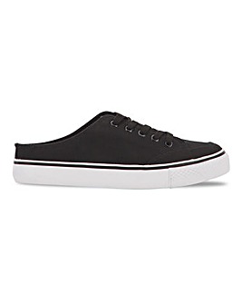 Ely Mule Canvas Trainer Wide Fit
