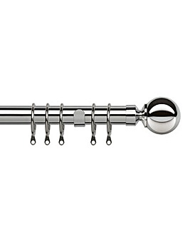 25-28mm Ball Extendable Curtain Pole Set