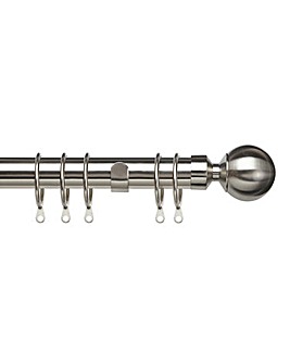 25-28mm Ball Extendable Curtain Pole Set