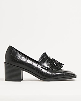 Sophie Heeled Loafers Wide Fit