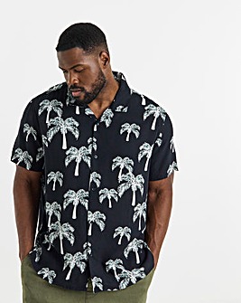 Mono Palm Print Shirt
