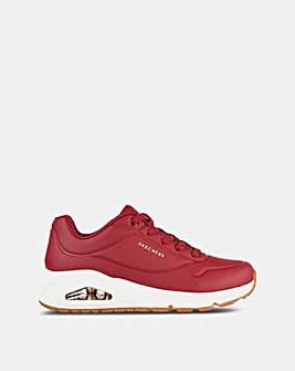 Skechers Uno Lace Up Fashion Trainer Standard Fit