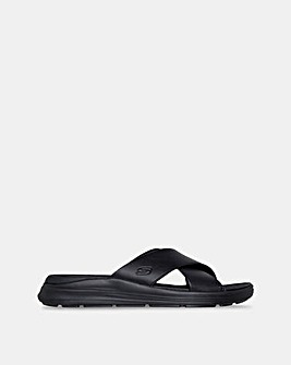 Skechers Relaxed Fit Sargo Denal Sandal - Black