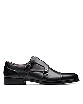 Clarks CraftArlo Monk Standard Fitting Shoes
