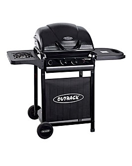 Outback Omega 250 Gas Barbecue with Warming Rack
