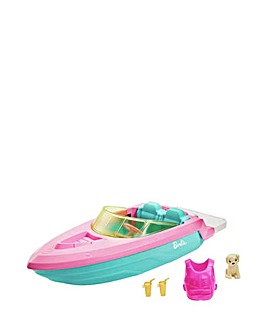 Barbie Floating Boat with Puppy and Accessories
