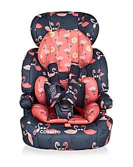 Cosatto Zoomi Group 1/2/3 Car Seat - Pretty Flamingo