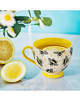 Busy Bees Stamped Mug