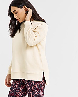 Snowdonia Ladies Longline Split Hem Sweatshirt