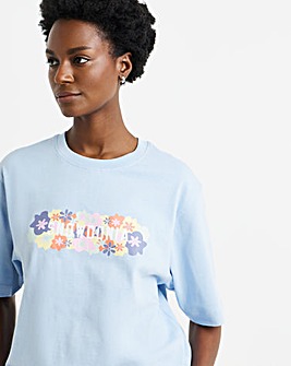 Snowdonia Floral Branded T-Shirt