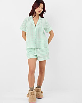 Accessorize Gingham Short Pyjamas Set